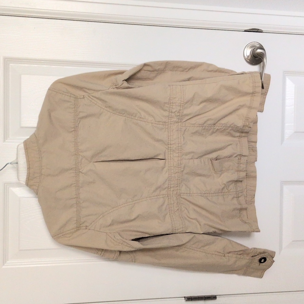 Tommy Hilfiger Tan Y2K Military Jacket - 8 - Picture 6 of 9